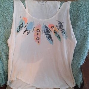 Womens racer back tee